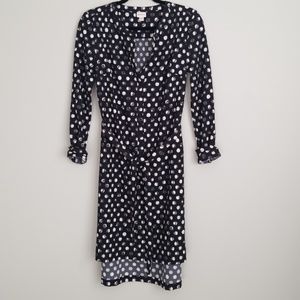 *POCKETS* Polka Dot Tie Waist Dress